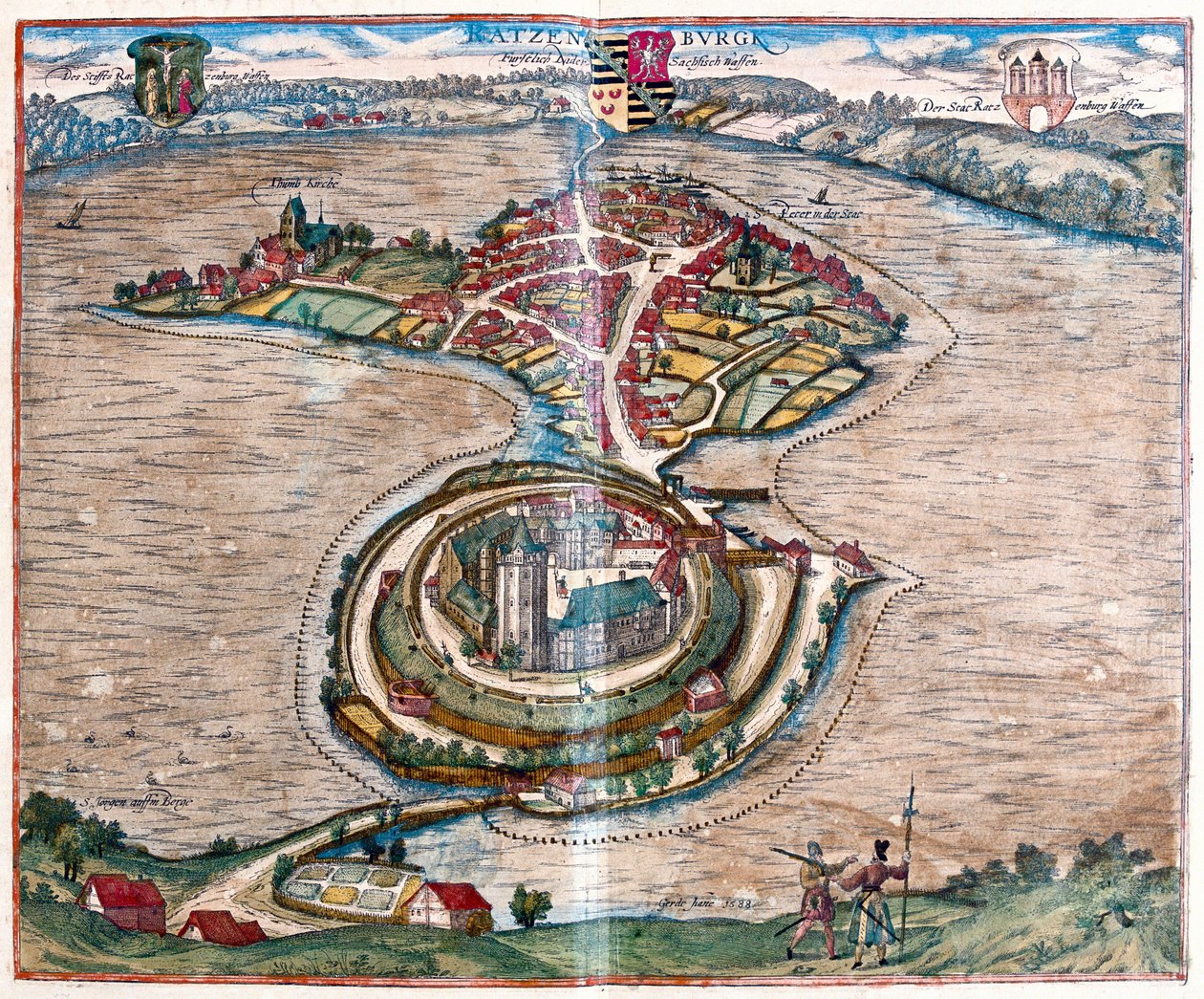 Ratzeburg, Germany by Franz Hogenberg