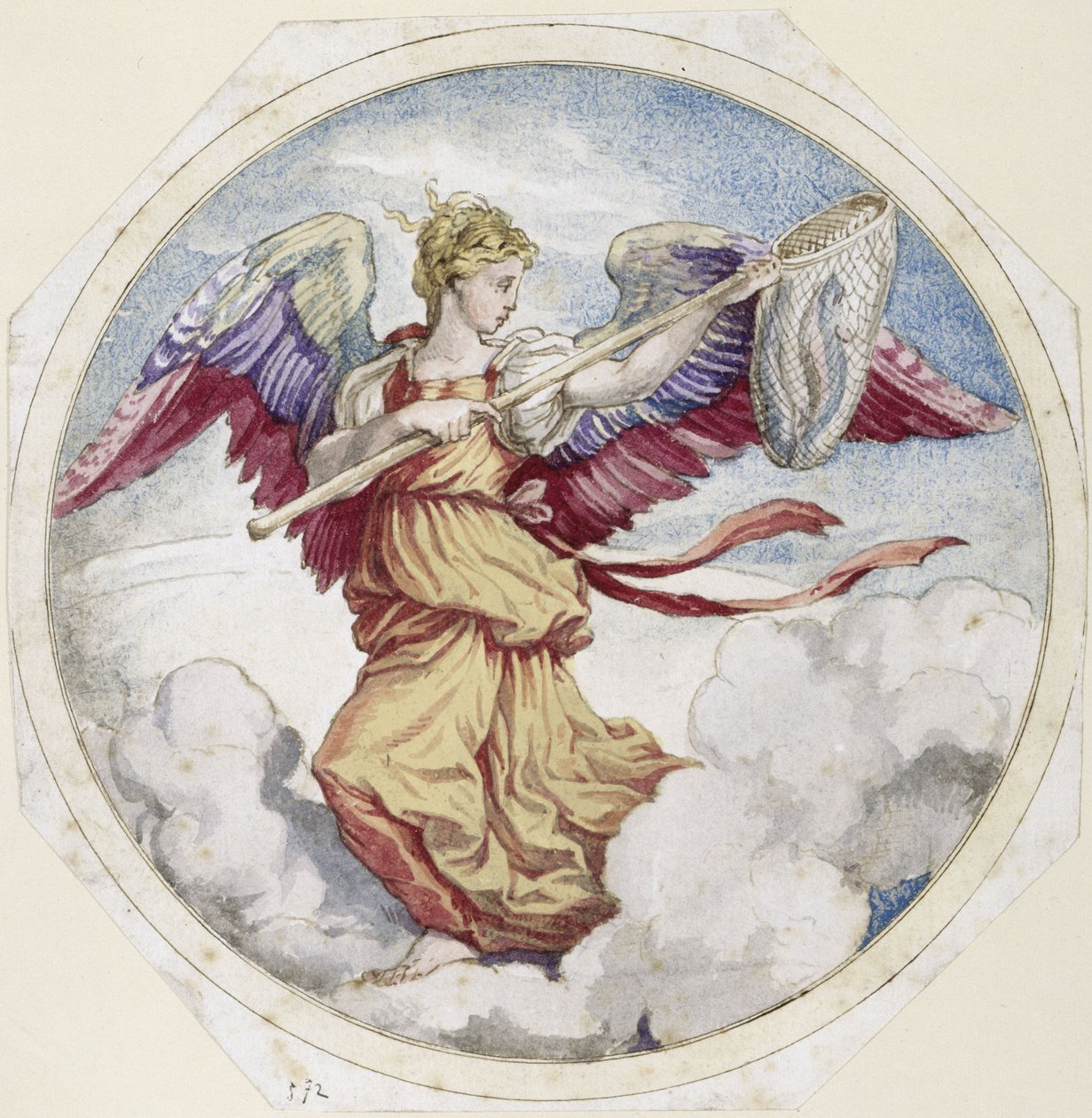 Zodiac Signs Pisces and Virgo by Franz Hogenberg