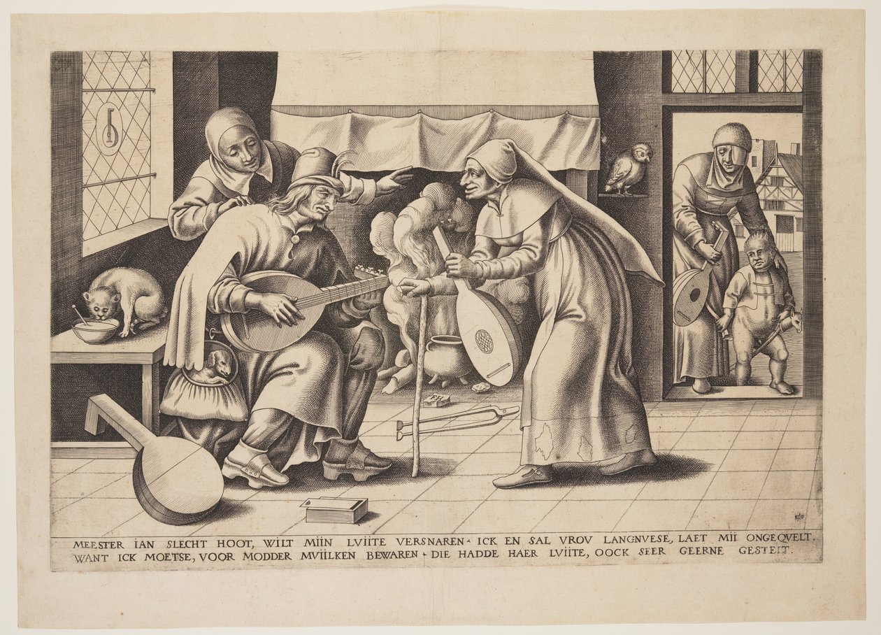 Master John Blockhead (the Lute Maker) by Franz Huys