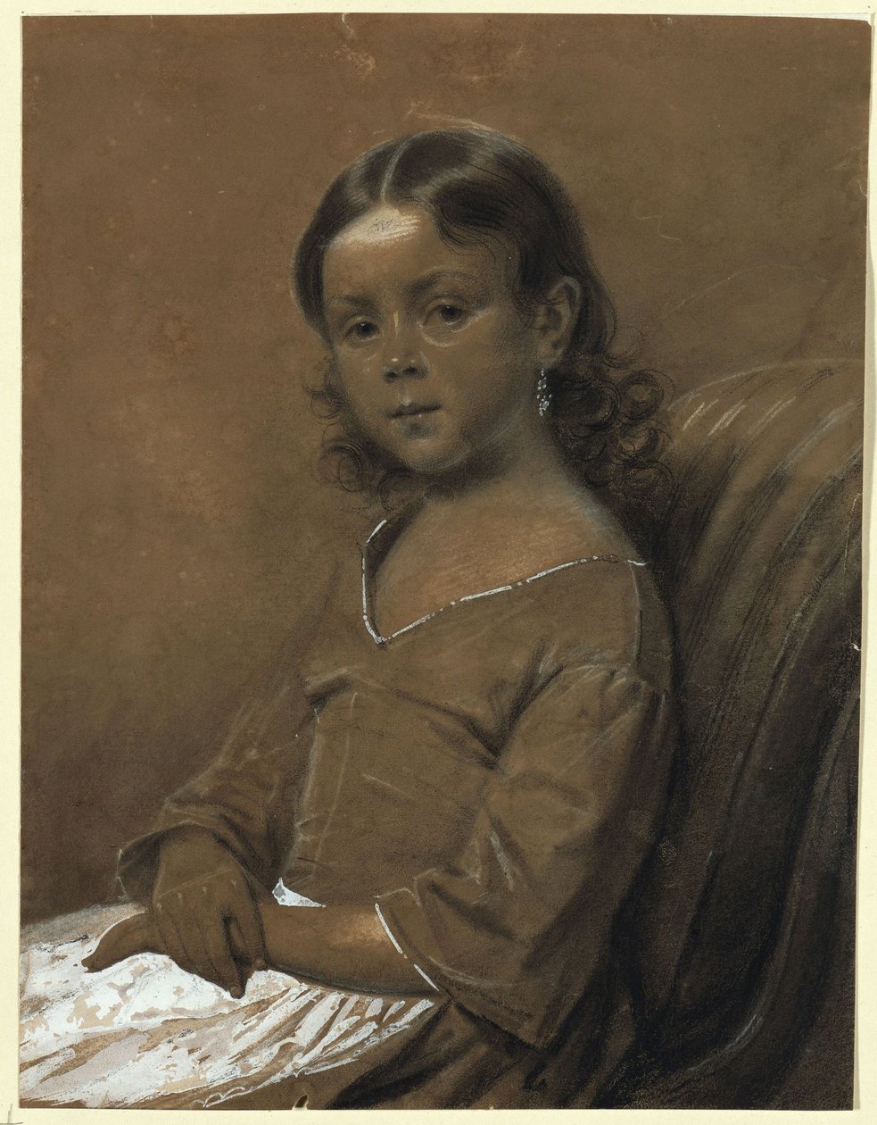 Auguste Taglioni as a Child by Franz Krüger