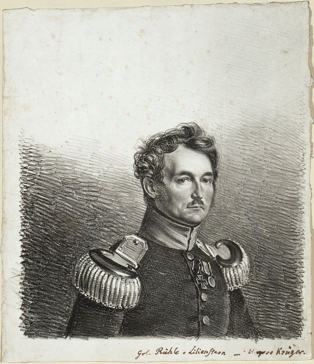 Count Rühle von Lilienstern by Franz Krüger
