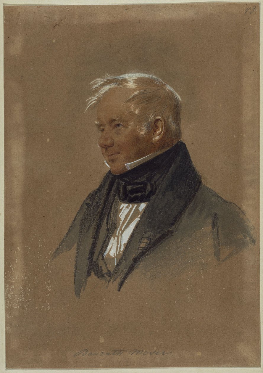J. C. F. Moser by Franz Krüger
