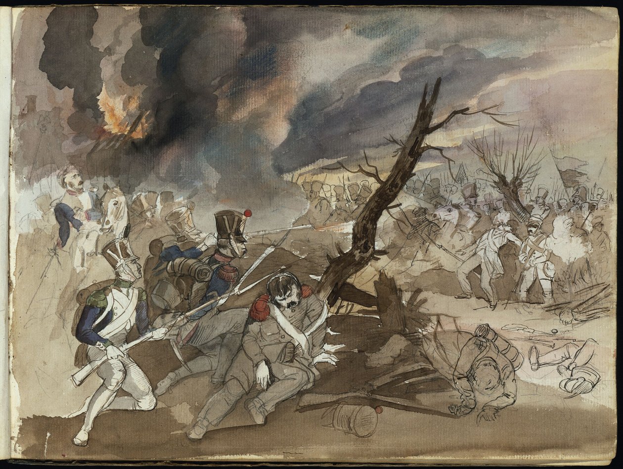 Battle Scene by Franz Krüger