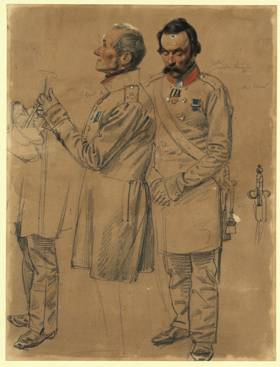 Two Invalids by Franz Krüger