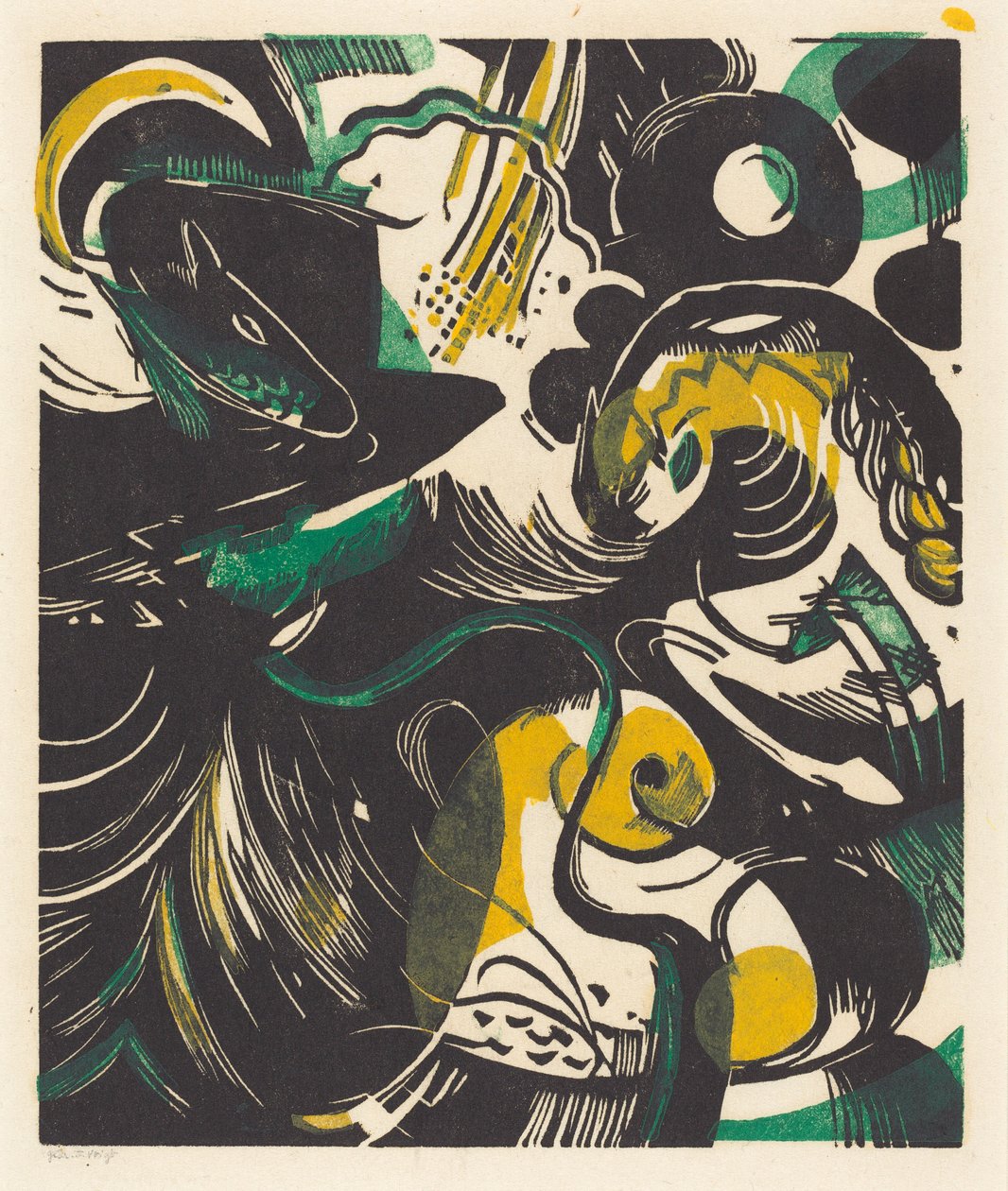 Genesis II by Franz Marc