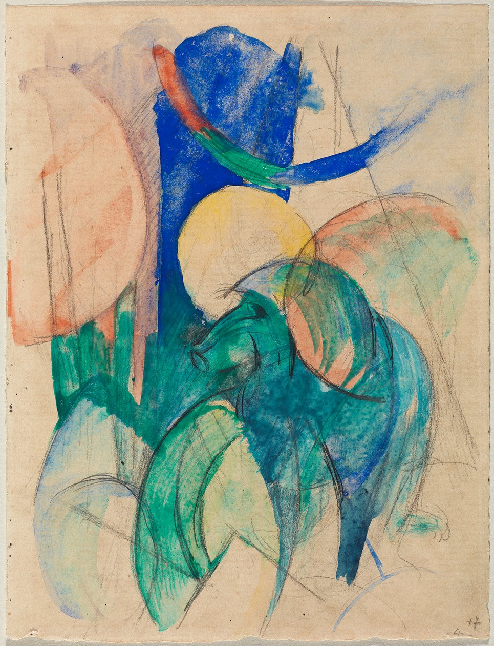 Mandrill by Franz Marc
