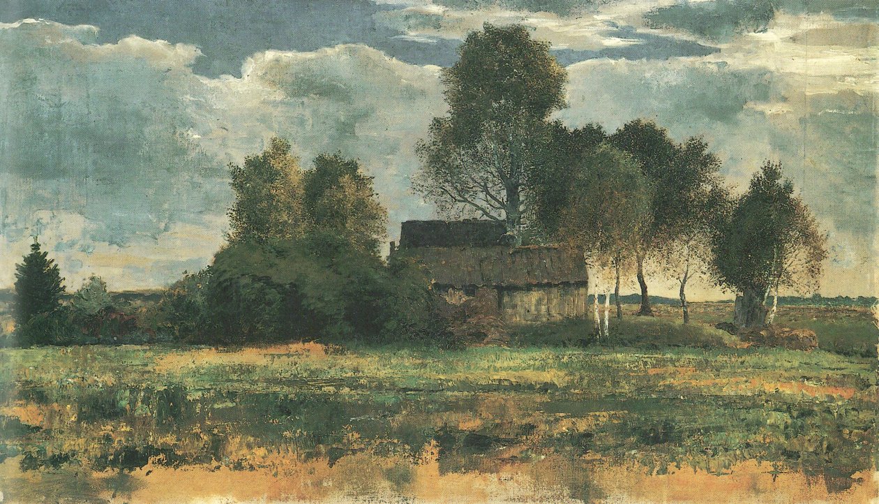 Moor Huts in the Dachau Moss by Franz Marc
