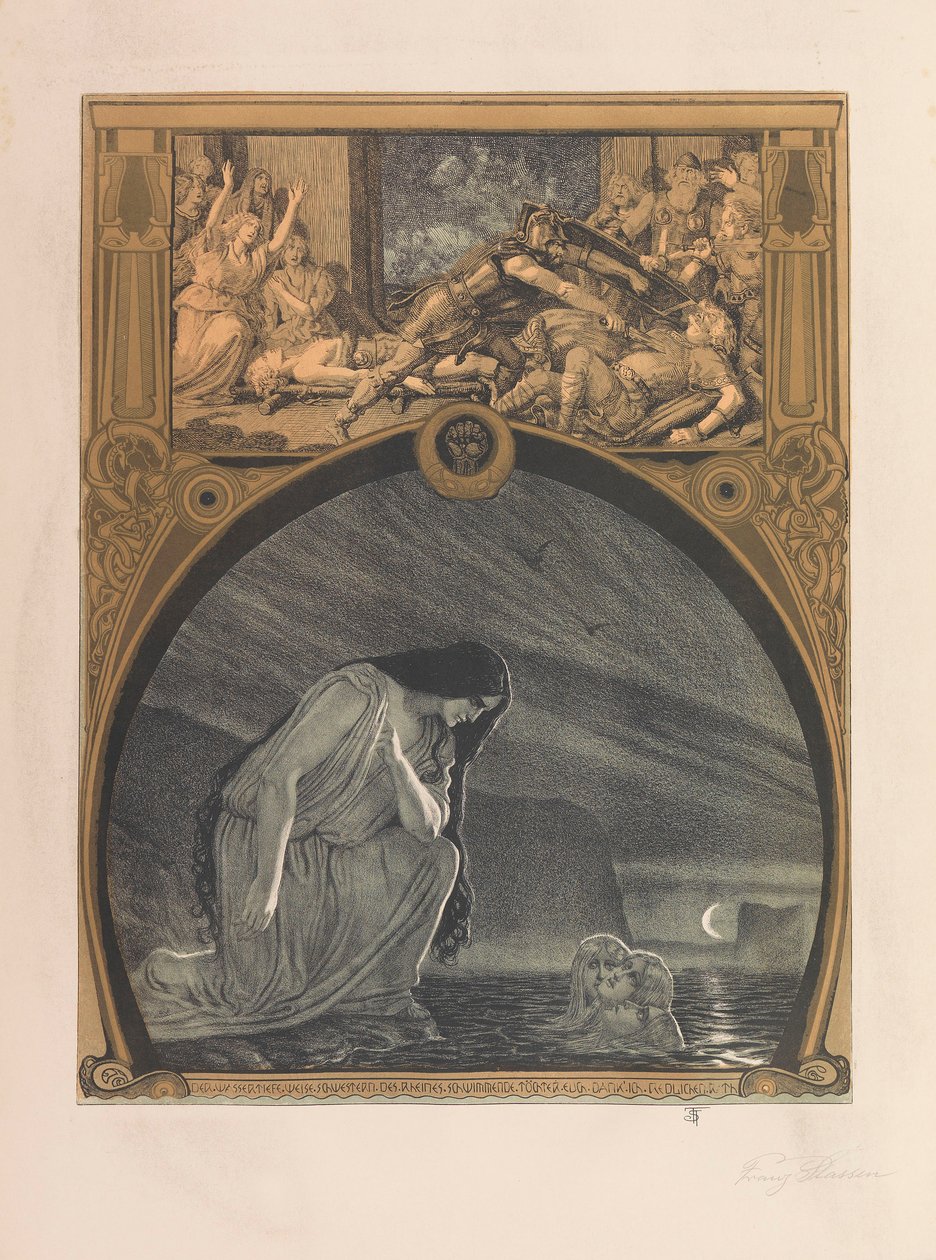 Der Ring des Nibelungen by Franz Stassen