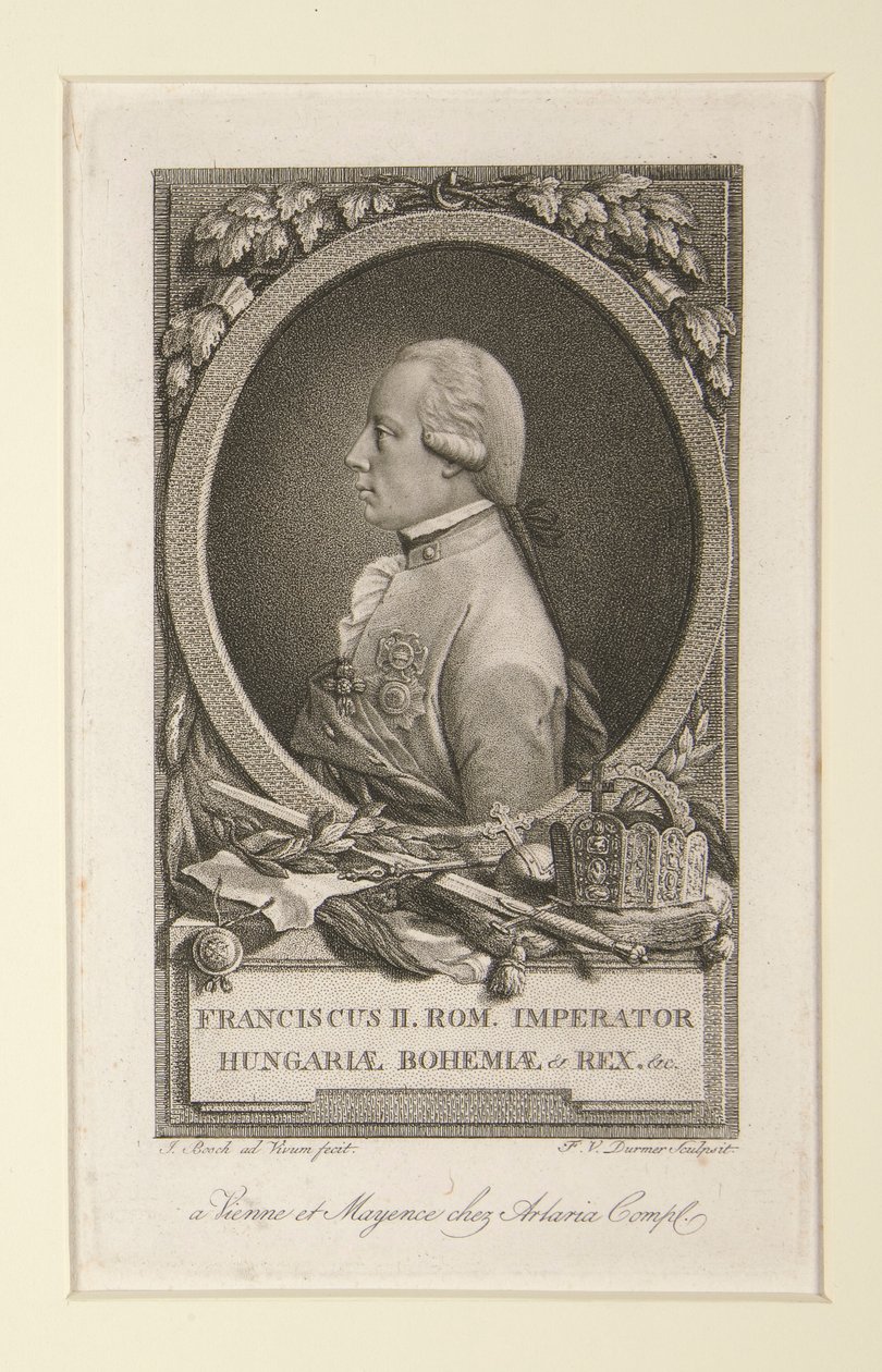 Francis II, Holy Roman Emperor, King of Hungary and Bohemia by Franz Valentin Durmer