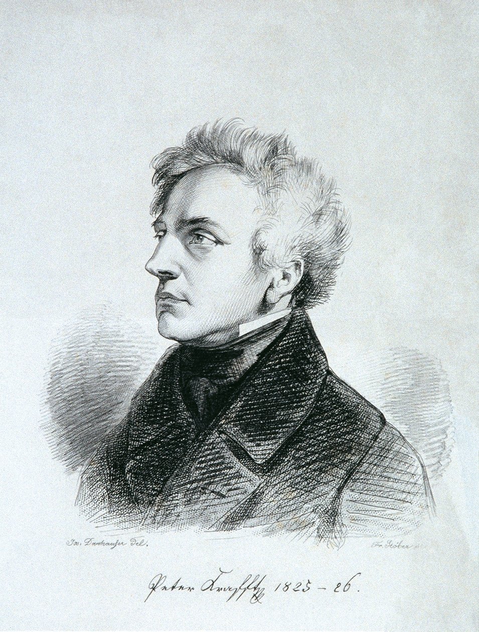 The Painter Johann Peter Krafft by Franz Xaver Stöber