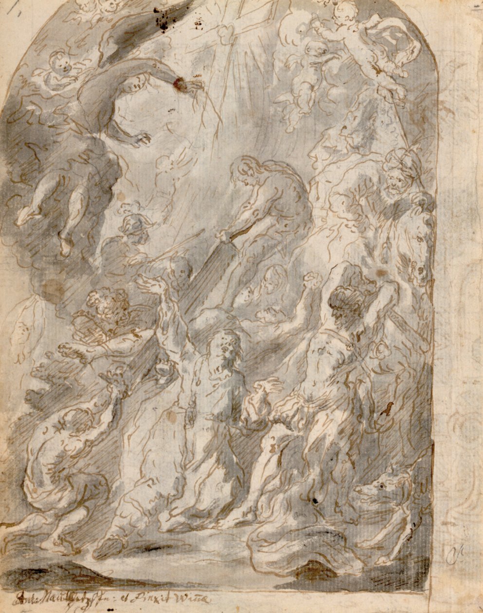 Martyrdom of Saint Jude Thaddeus by Franz Xaver Wagenschon