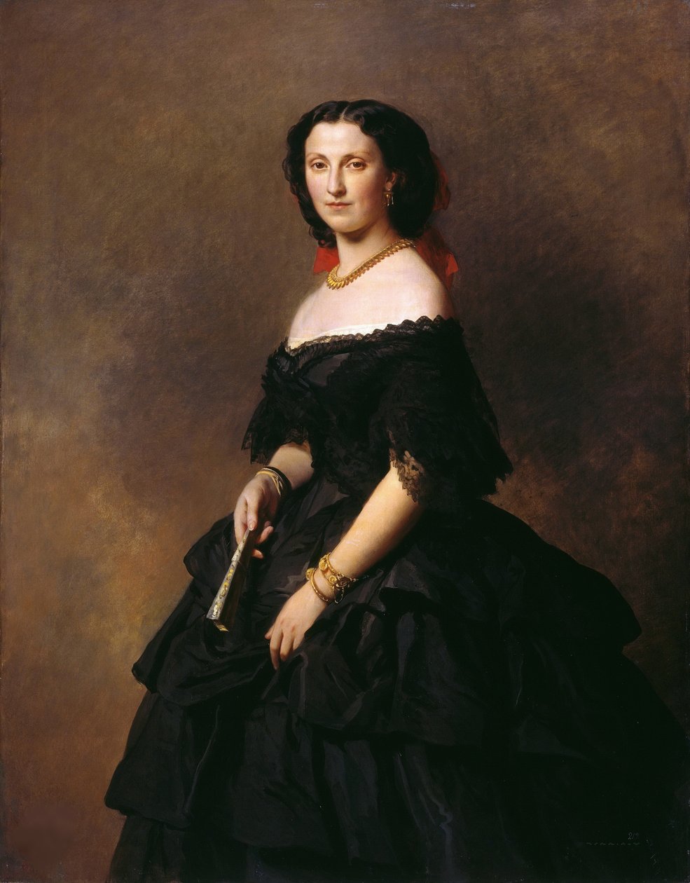 Portrait of Duchess Elizaveta Alexandrovna Baryatinskaya, née Princess Chernysheva by Franz Xaver Winterhalter