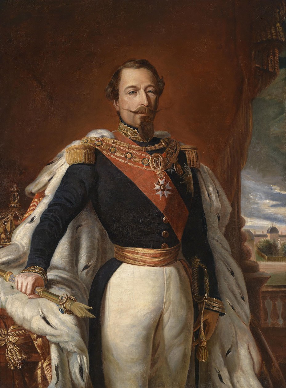 Portrait of Emperor Napoleon III of France 1808-1873 by Franz Xaver Winterhalter