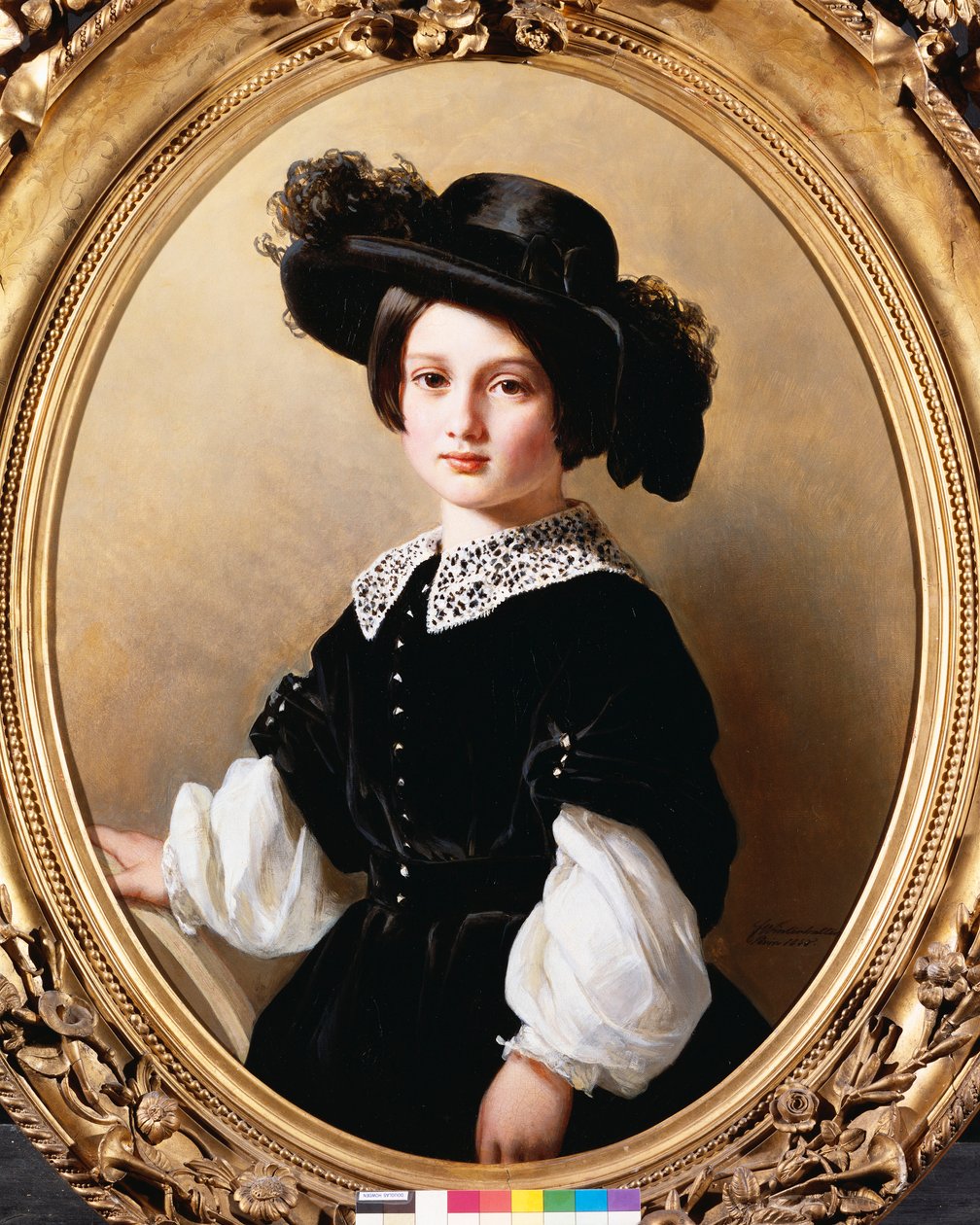 Portrait of a Young Girl by Franz Xaver Winterhalter