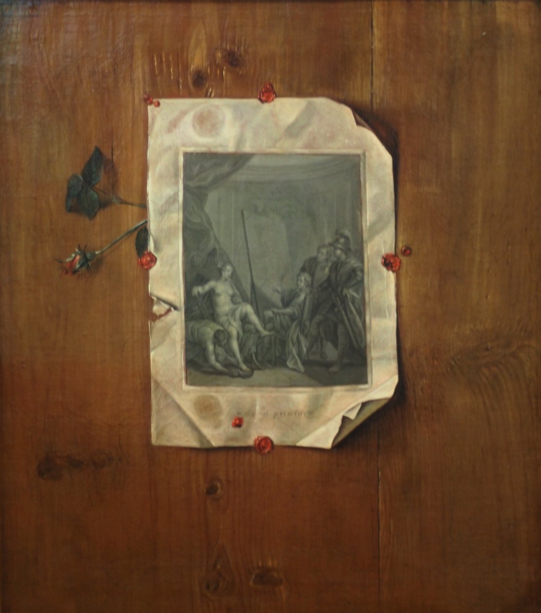 The Studio Wall (Quodlibet) by Franz de Hamilton