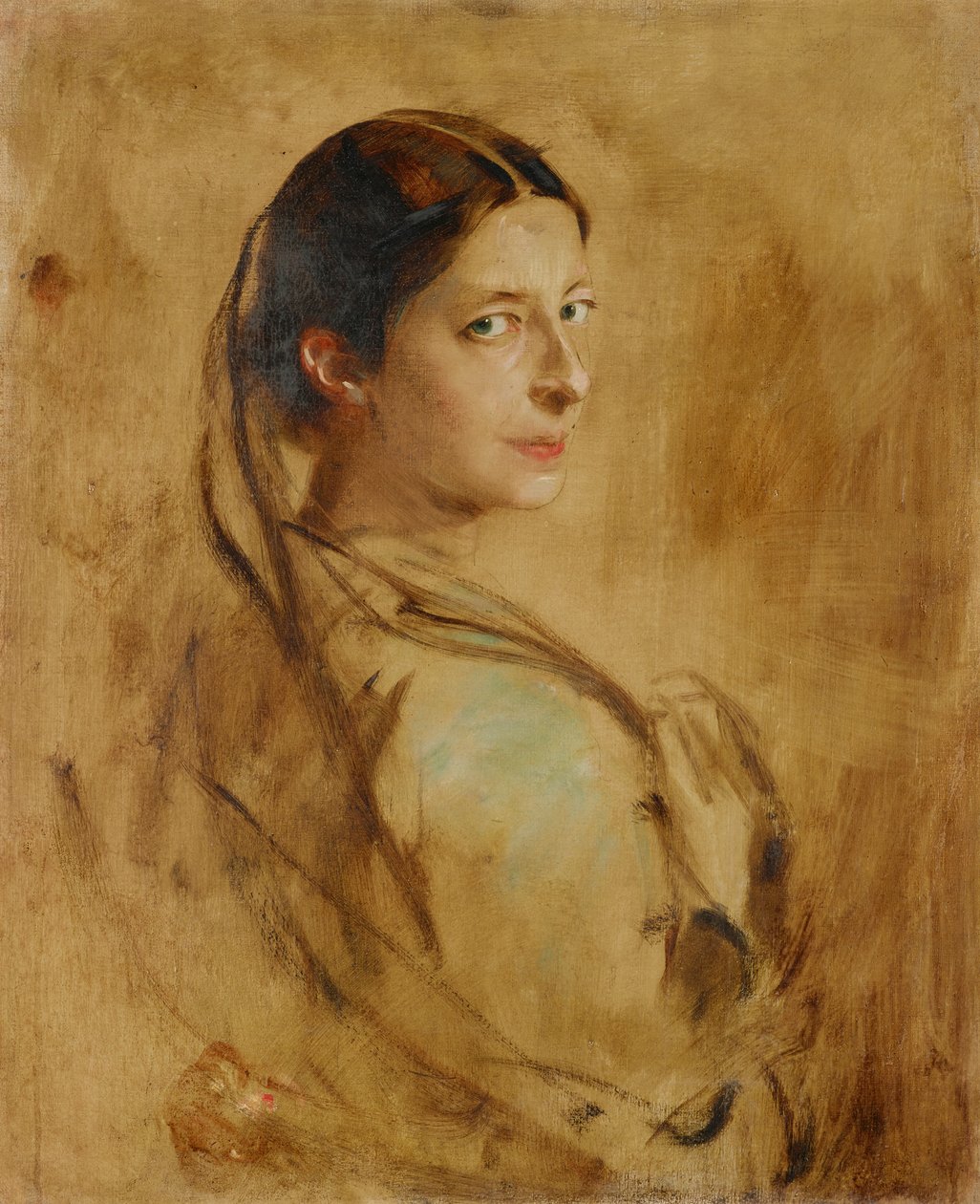 Leopoldine (?) Baroness by Franz von Lenbach