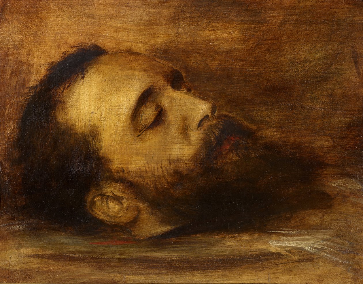 Portrait of Hermann Levi as John the Baptist by Franz von Lenbach
