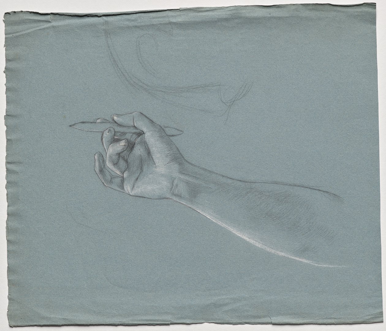 Arm Study for the Faculty Painting: Theology by Franz von Matsch