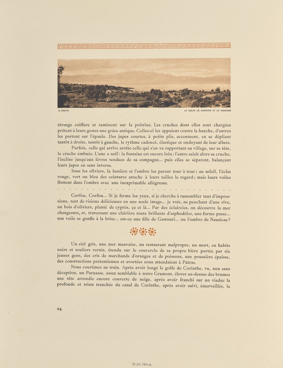 Akrata. The Gulf of Corinth and Parnassus by Frédéric Boissonnas