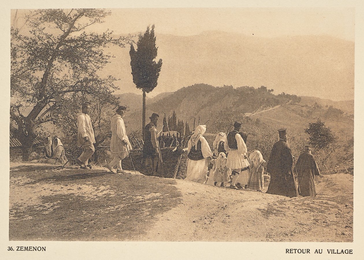 Zéménon. Return to the Village by Frédéric Boissonnas