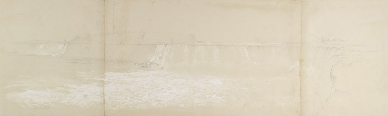 The Niagara Falls by Frederic Edwin Church
