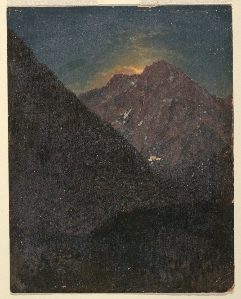 Alpine Landscape (Bavaria or Switzerland), 1868 by Frederic Edwin Church
