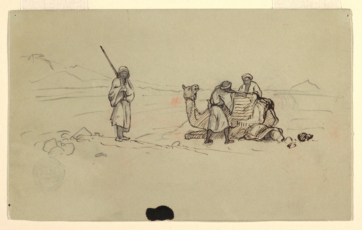Charing a Dromedary, February 1868 by Frederic Edwin Church