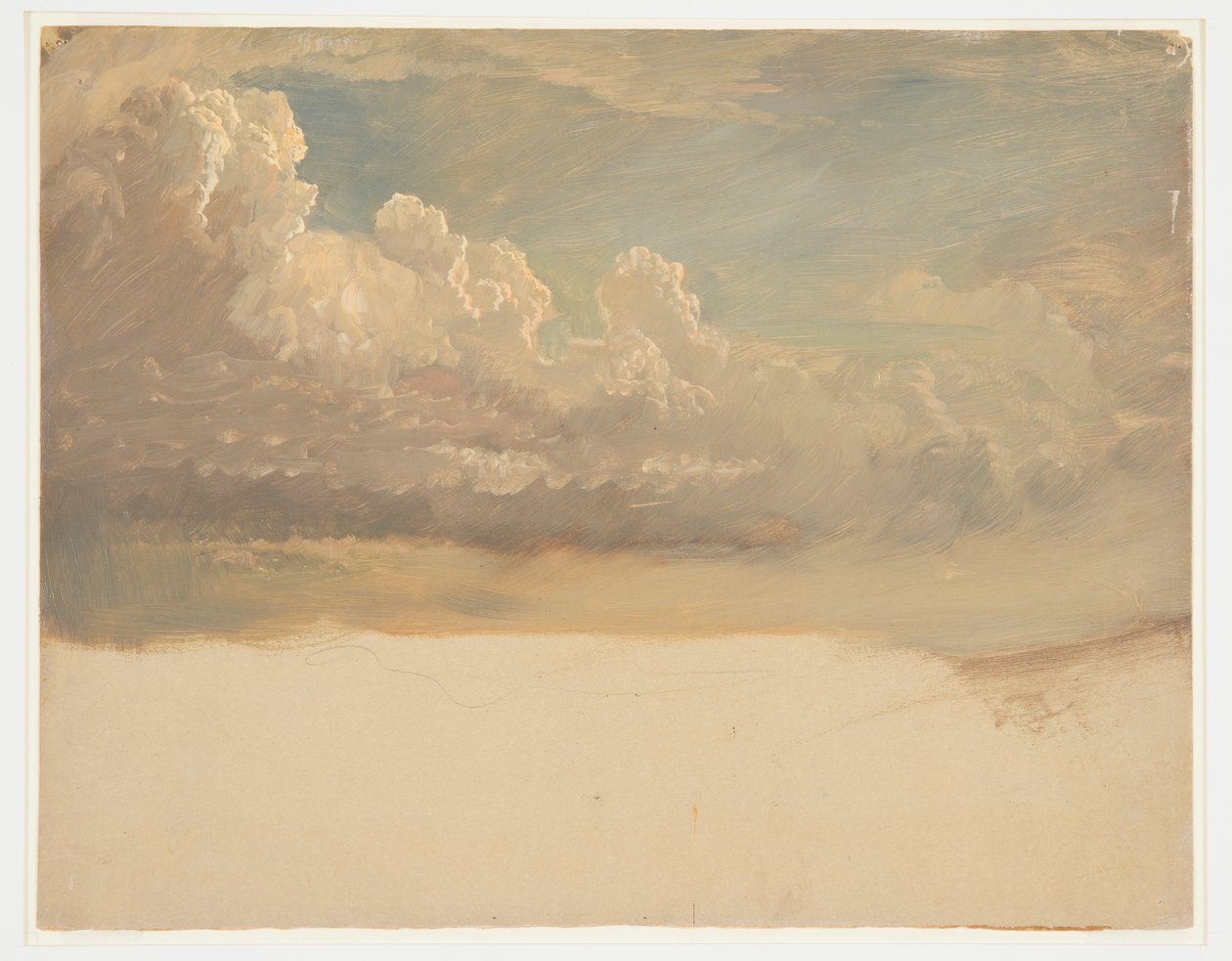 Drawing, Cloud Study, March 1871 by Frederic Edwin Church