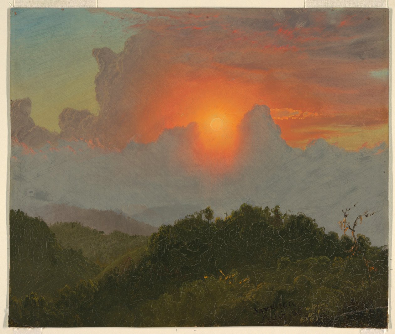 Drawing, Cloudy Skies, August 1865 by Frederic Edwin Church