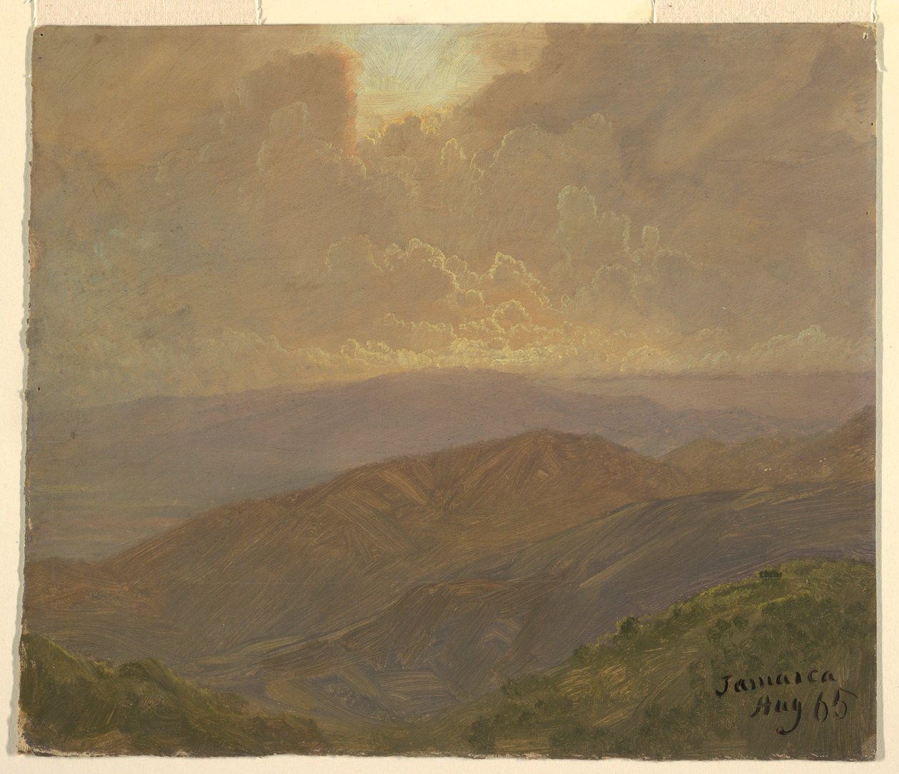 Cloudy Skies, August 1865 by Frederic Edwin Church