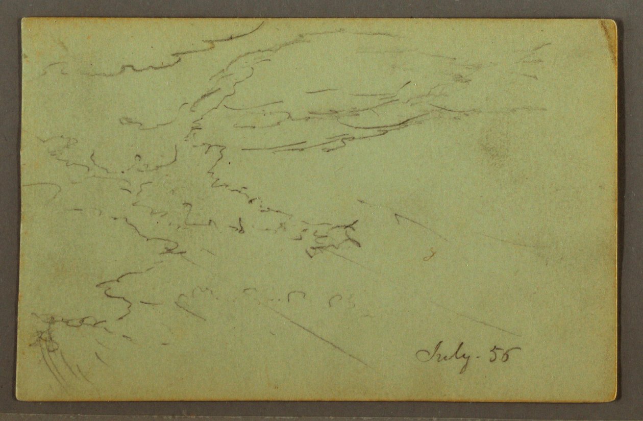 Cloudy Sky, July 1856 by Frederic Edwin Church