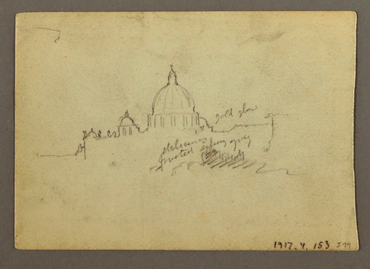 Distant View of the Dome of St. Peter