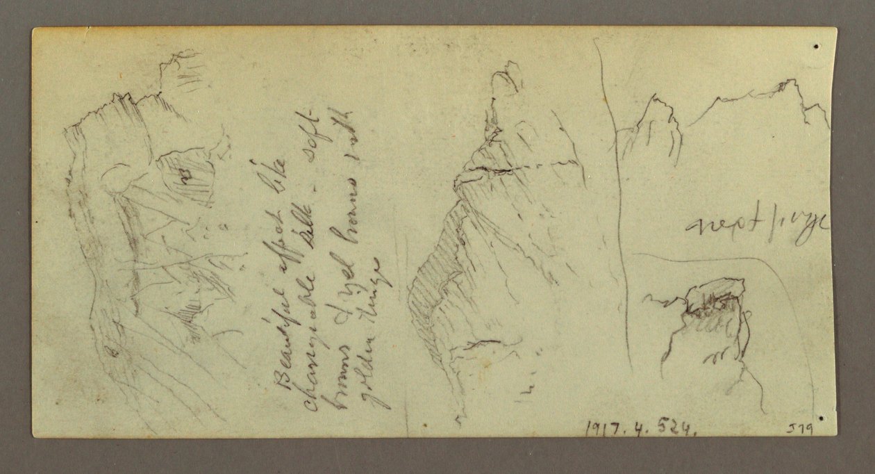 Figure Riding Camel, Sitting Camel, possibly 1868 by Frederic Edwin Church