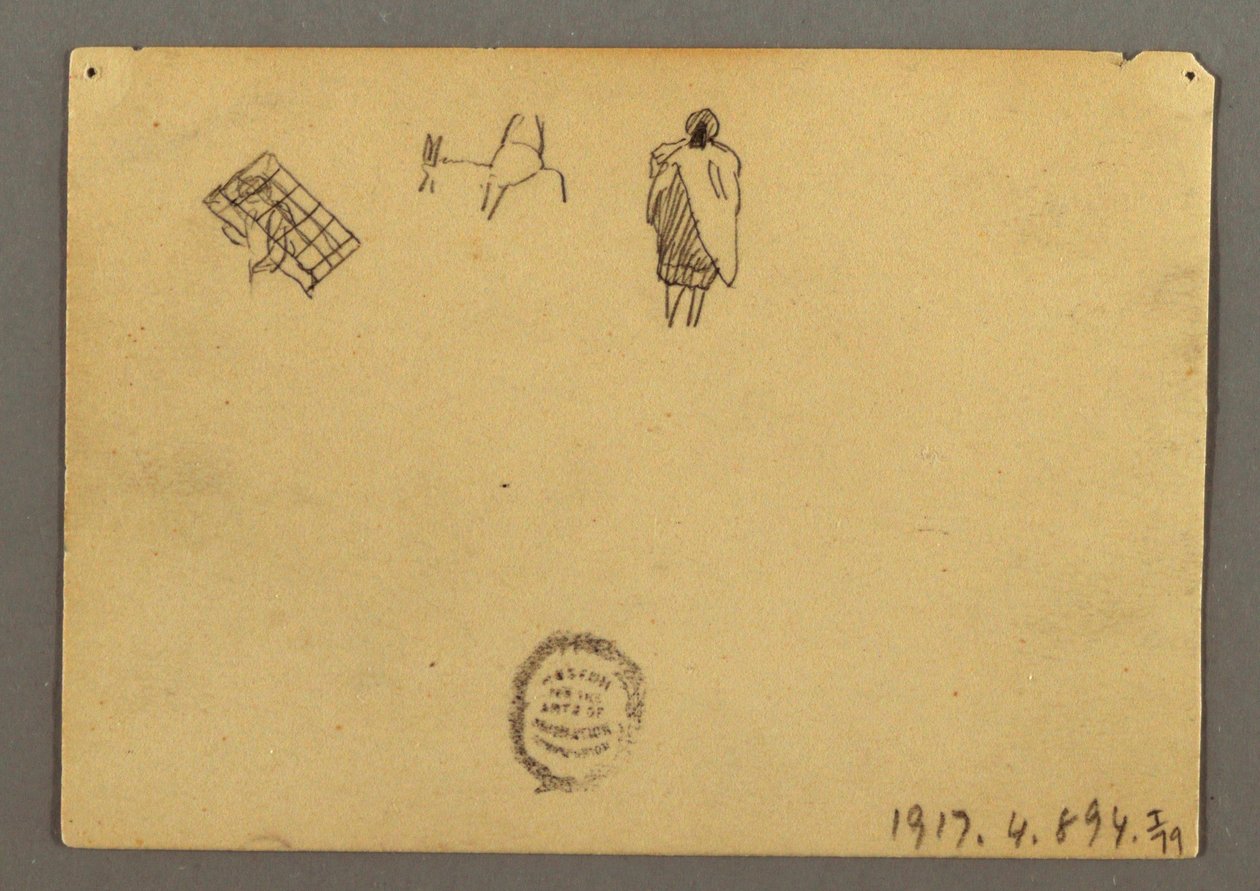 Figure Studies, January 1868 by Frederic Edwin Church