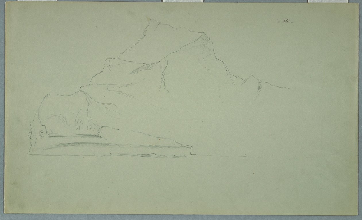 Floating Iceberg, June or July 1859 by Frederic Edwin Church