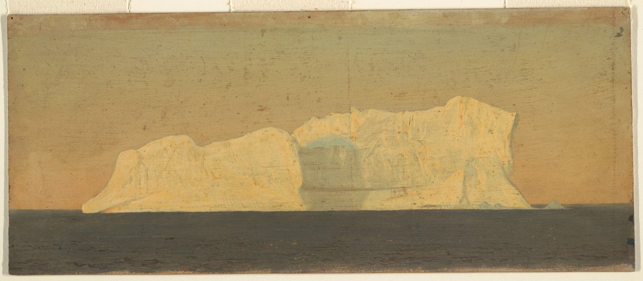 Floating Iceberg, Labrador, June or July 1859 by Frederic Edwin Church