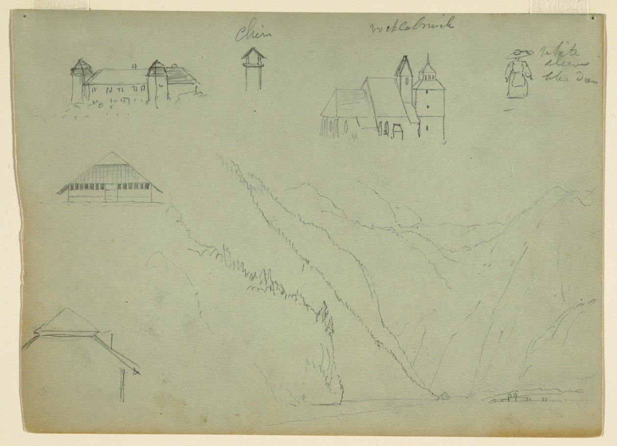 From Salzkammergut, Austria and the Konigssee, near Berchtesgaden, Bavaria, July 1868 by Frederic Edwin Church