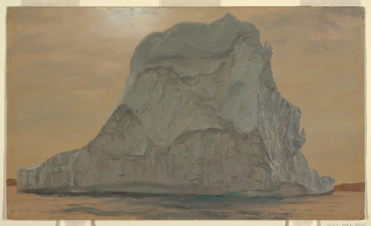 Gray Iceberg, June or July 1865 by Frederic Edwin Church