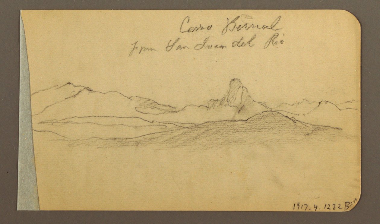 Hill and Mountain Ranges, San Bernal Peak, 1889 by Frederic Edwin Church