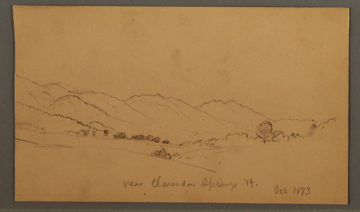 Hills and Valley, October 1873 by Frederic Edwin Church