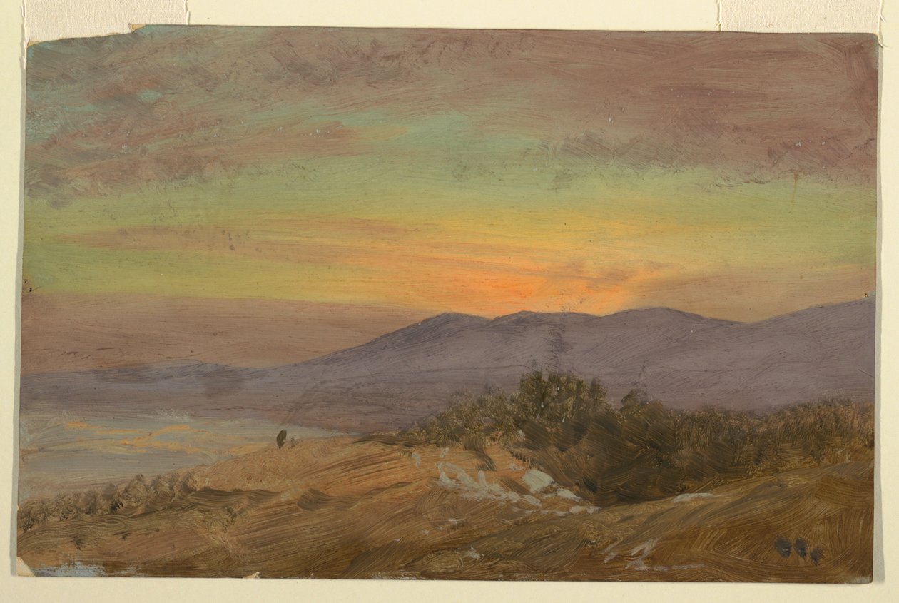 Hudson Valley, Sunset, 1869–70 by Frederic Edwin Church