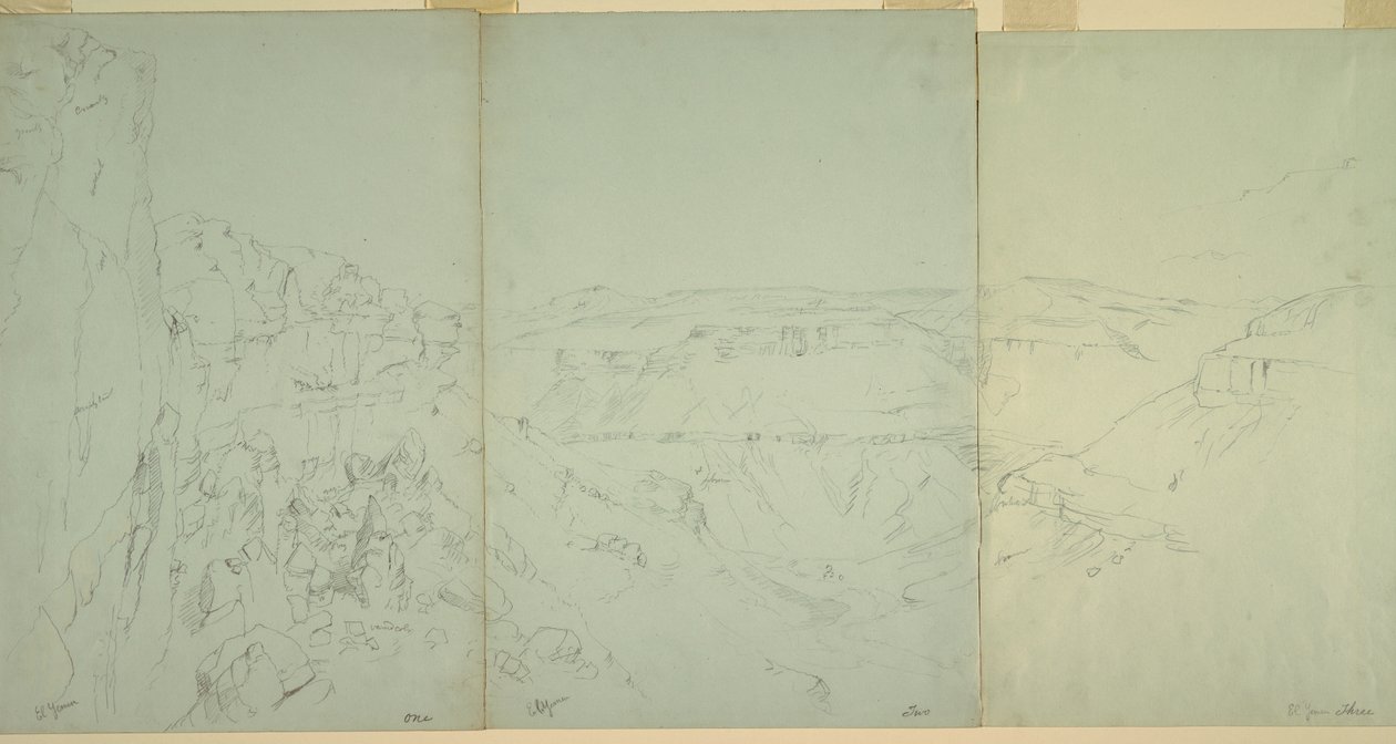 Landscape in El Yeman, 1868 by Frederic Edwin Church