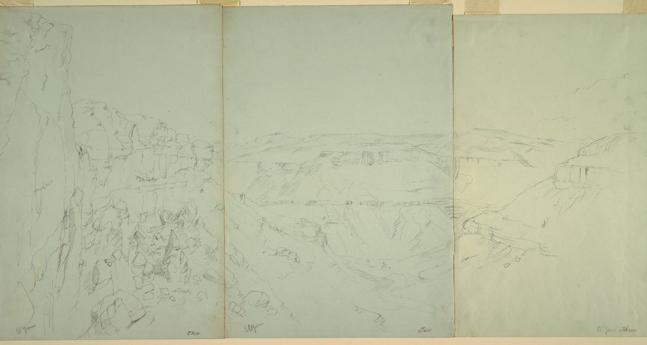 Landscape in El Yeman, 1868 by Frederic Edwin Church