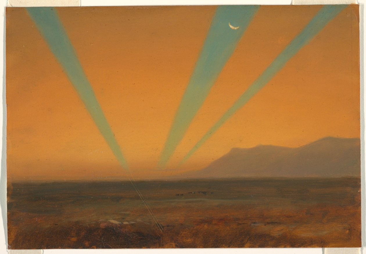 Landscape with Sunset, 1860–70 by Frederic Edwin Church