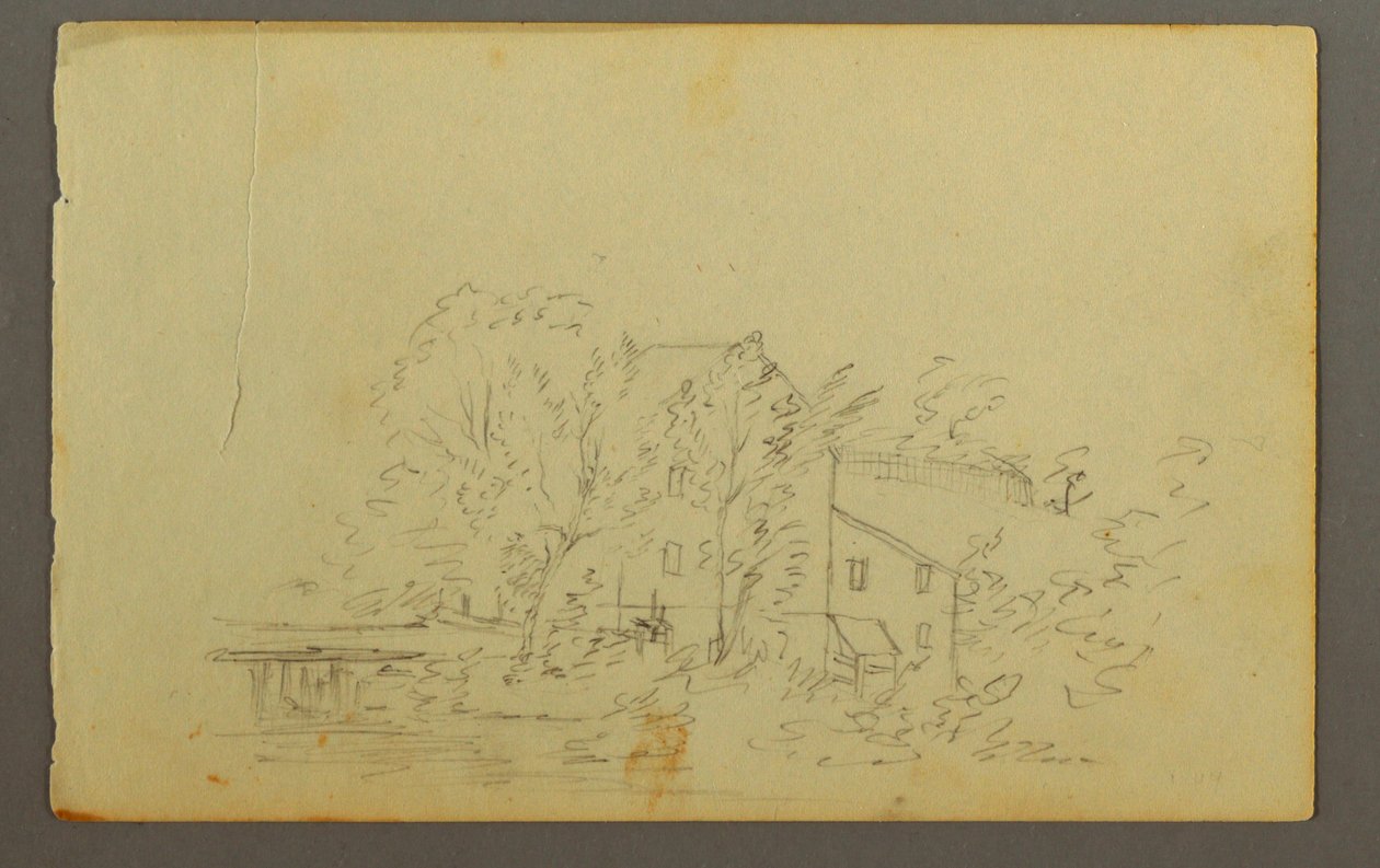 Mill Surrounded by Trees, 1845 by Frederic Edwin Church