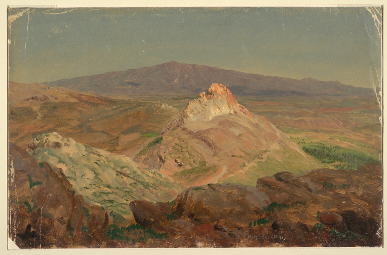 Mount Pentelicus, April 1869 by Frederic Edwin Church