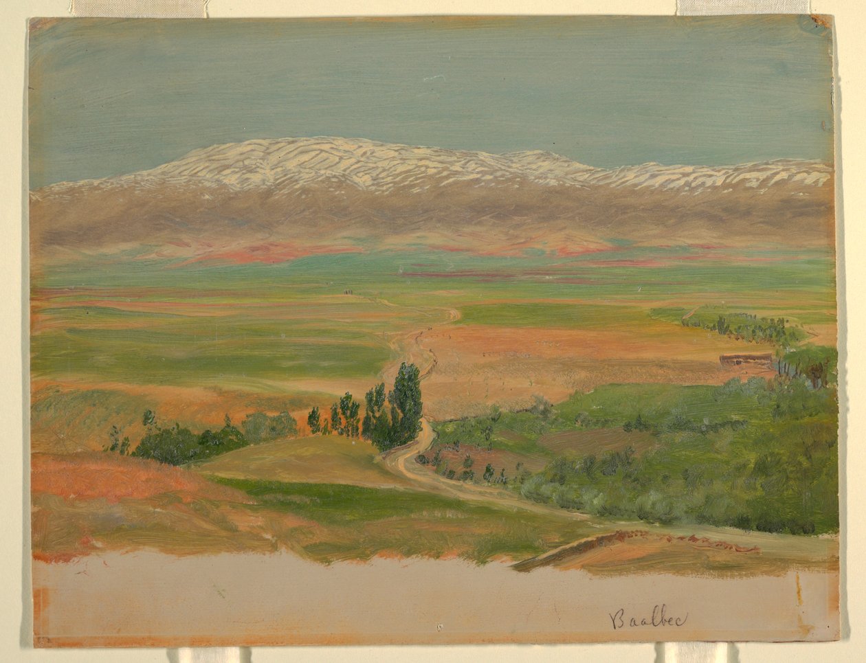 Mountains near Baalbec, May 1868 by Frederic Edwin Church