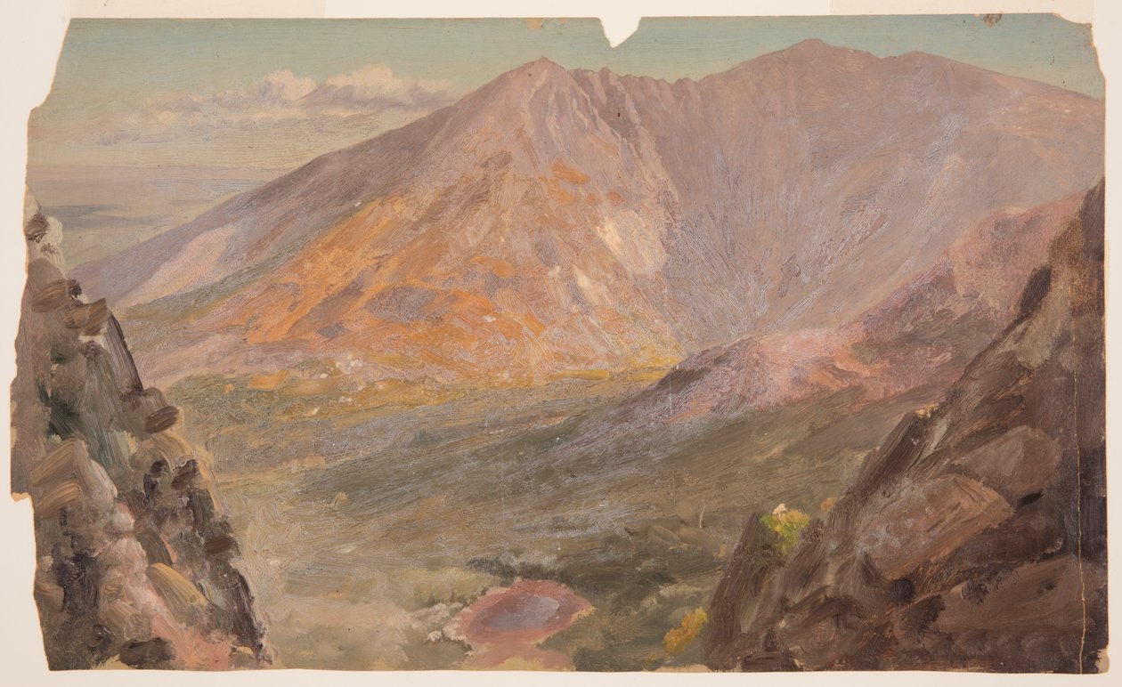Mt. Katahdin, Great Basin from South Turner Mountain, 1877 by Frederic Edwin Church