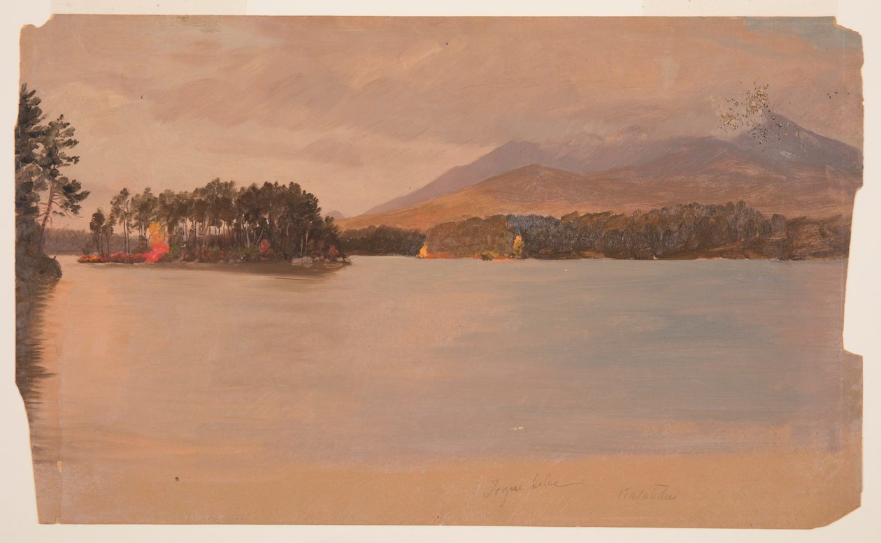 Mt. Katahdin from Togue Pond, 1878 by Frederic Edwin Church