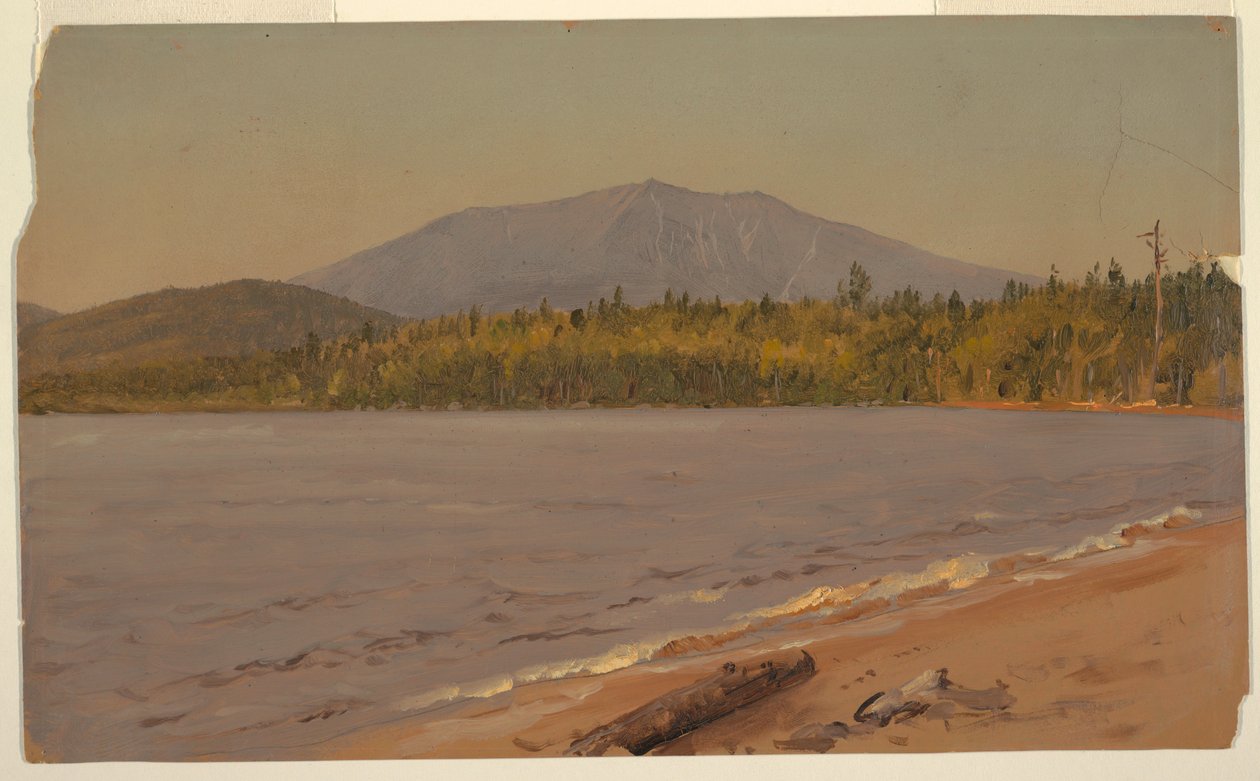 Mt. Katahdin from Togue Pond, possibly 1878 by Frederic Edwin Church